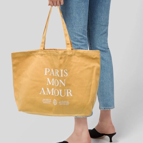 NEW Sezane Paris Mon Amour Tote - Picture 2 of 2